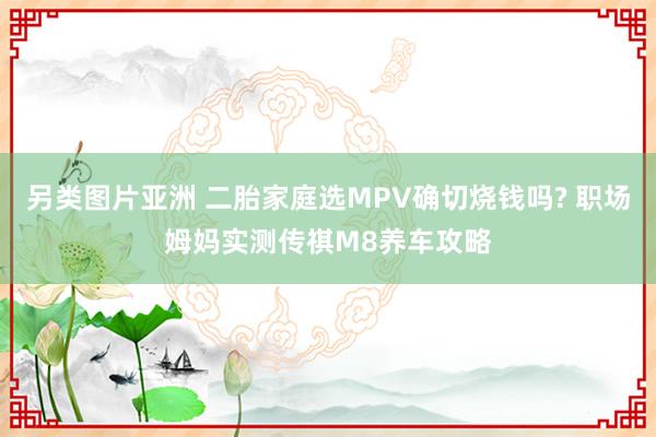 另类图片亚洲 二胎家庭选MPV确切烧钱吗? 职场姆妈实测传祺M8养车攻略